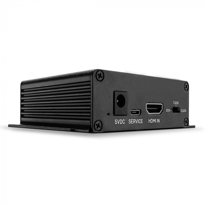 Lindy extractor Audio HDMI 4K60, interfata HDMI 2.0, latime de banda 18Gbps, interfata audio: SPDIF, analog L R