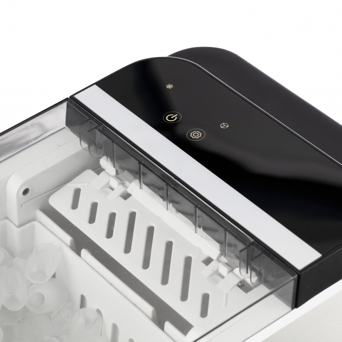 Masina de facut cuburi de gheata STARCREST SIM-1201IX, Capacitate 12Kg/24h, Doua dimensiuni pentru cuburi, Rezervor apa 1.3 l, Inox [7]