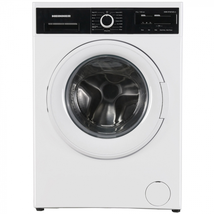 Masina de spalat Heinner HWM-VF4814D+++, 8 kg, 1400 RPM, Clasa D, Sistem Eco Logic, Alb