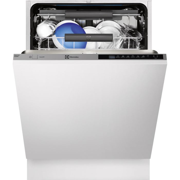 Masina de spalat vase incorporabila Real Life Electrolux ESL8316RO, Touchcontrol, 15 Seturi, 6 Programe, Clasa A++, 60 cm, Gri