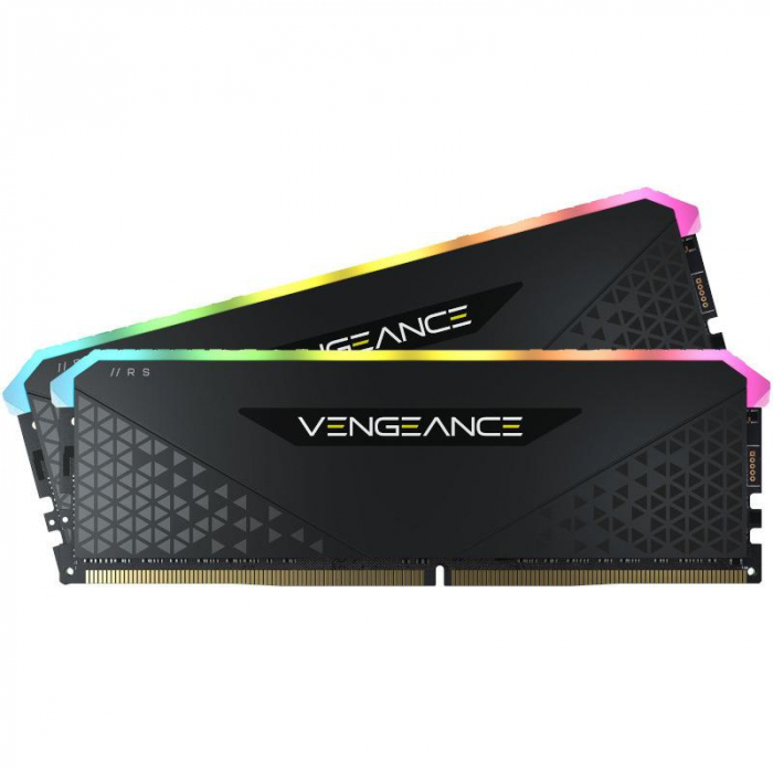 Memorie ram corsair vengeance, dimm, ddr4, 64gb (2x32gb), cl16, 3200mhz