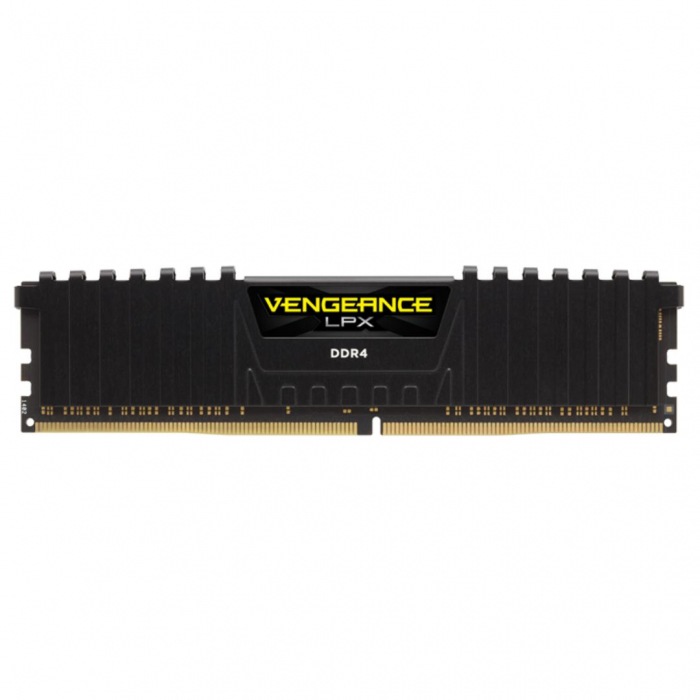 Memorie RAM Corsair Vengeance LPX Black, DIMM, DDR4, 16GB (2x8GB), CL16, 3200MHz