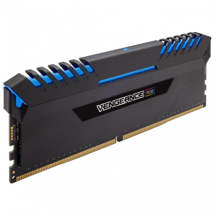 Memorie RAM Corsair VENGEANCE PRO RGB, DIMM, DDR4, 16GB (2x8GB), CL16, 2666MHz