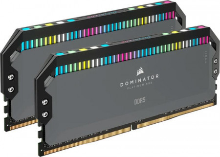 Memorie RAM DIMM Corsair 32 GB (2x16GB),RGB DDR5 4800MT s 1.40V, grey