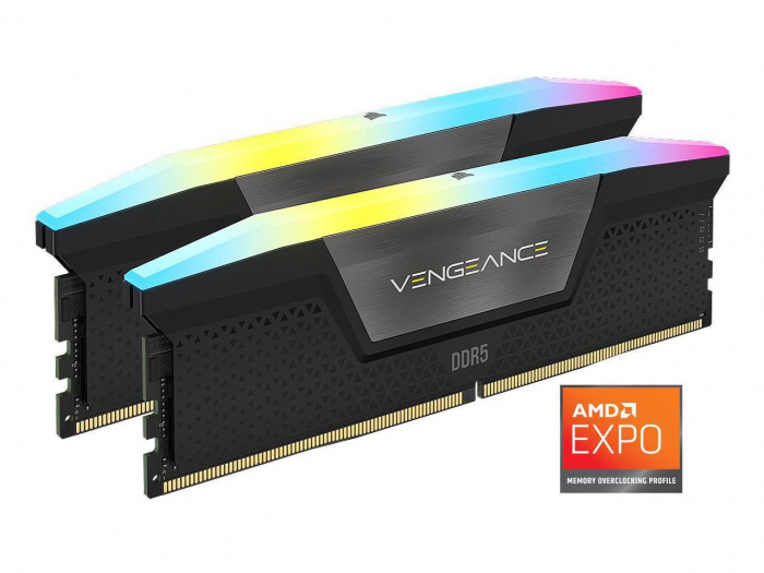 Memorie RAM DIMM Corsair VENGEANCE 32GB(2x16) 6000MHz DDR5 C30, XMP 3.0