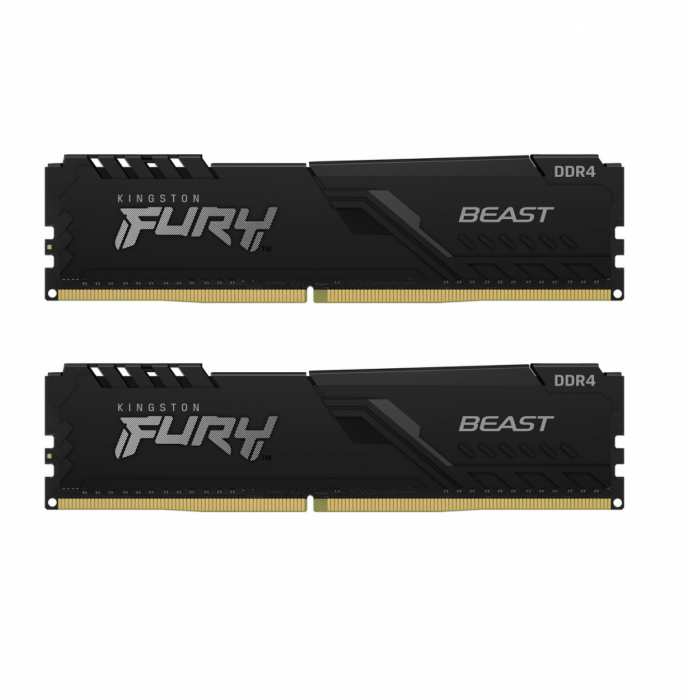 Memorie RAM Kingston, DIMM, DDR4, 8GB (2x4GB), CL16, 2666Hz