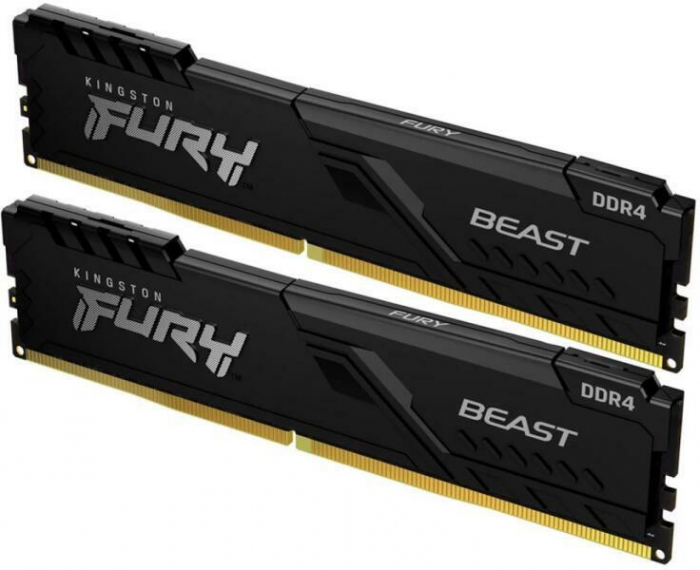 Memorie RAM Kingston, DIMM, DDR4, 8GB (2x4GB), CL16, 3200Mhz