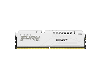 Memorie ram kingston, dimm, ddr5, 32gb, 6000mhz, cl40, 1.35v, fury beast white, kit of 2