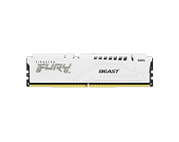 Memorie RAM Kingston, DIMM, DDR5, 64GB, 5600MHz, CL36, 1.35V, FURY Beast White, Kit of 2