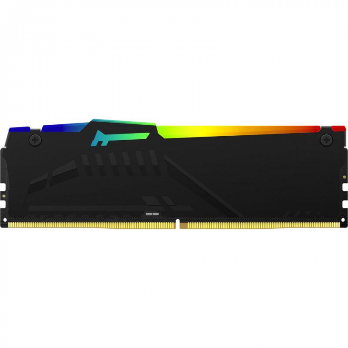 Memorie RAM Kingston FURY Beast RGB, DIMM, 16GB DDR5, CL38, 4800MHz