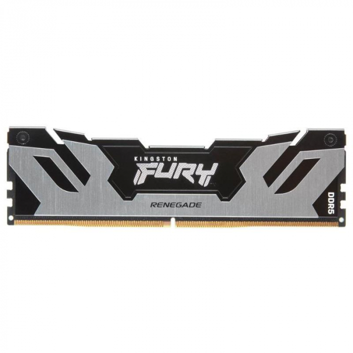 Memorie ram kingston fury renegade silver rgb, dimm, ddr5, 16gb, cl32, 6000mhz
