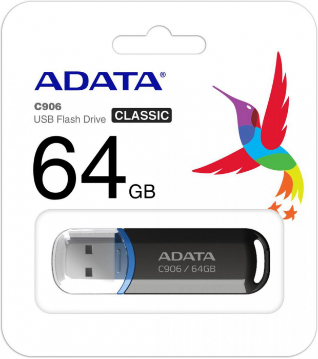 Memorie USB Flash Drive ADATA C906, 64GB, USB2.0