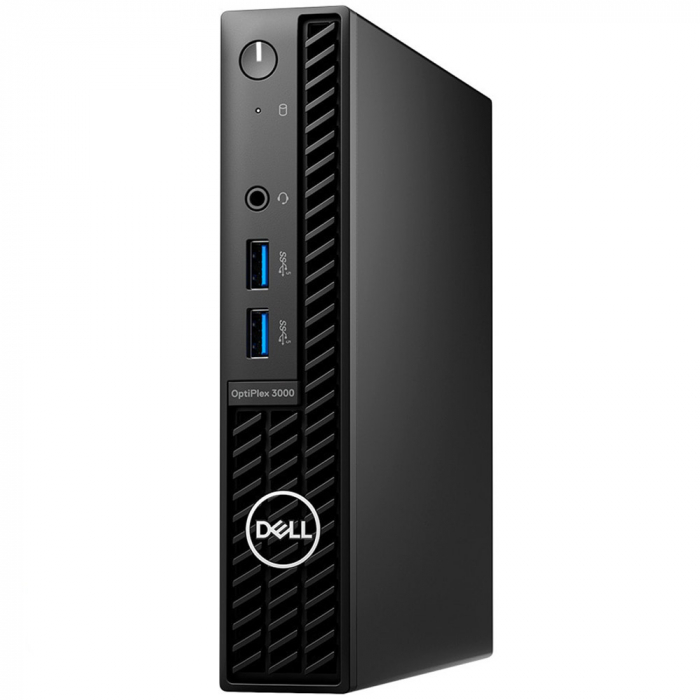 Mini PC Dell OptiPlex 3000 MFF, i3-12100T, 8GB RAM, 256GB SSD, no OS, N007O3000MFFAC_UBU