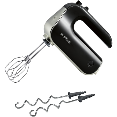 Mixer de mana, Bosch, 575W, 5 nivele, Negru Argintiu