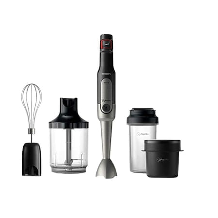 Mixer vertical Philips Viva Collection ProMix HR2655 90, 800 W, Speed Touch + Functie Turbo, Tocator XL 1 l, Tel, Negru
