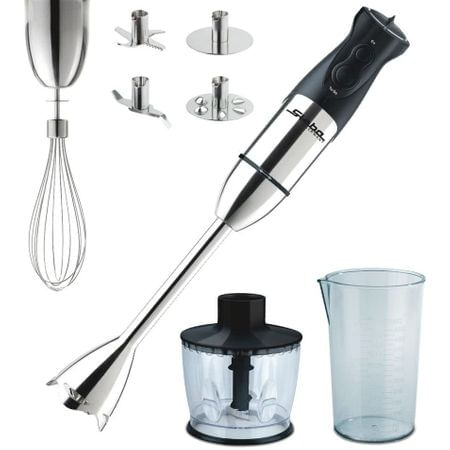 Mixer vertical steba mx 21, functie turbo, max. 16000 rpm, 700 w, inox negru