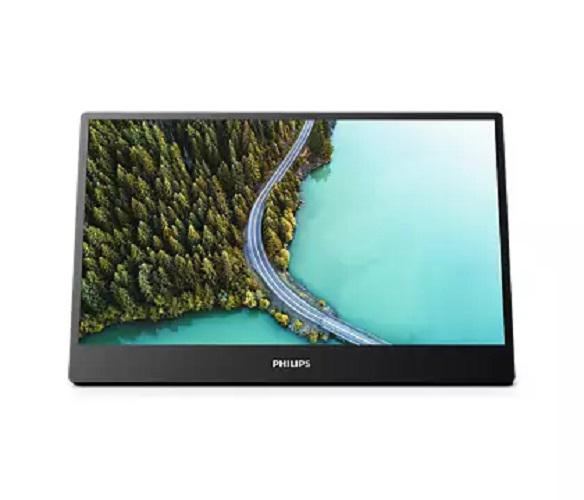 Monitor 15.6 PHILIPS 16B1P3302, portabil, IPS, W-LED, Anti-Glare, 3H, Haze 25%, 16:9, FHD 1920 1080, 75 Hz, 4 ms, 250 cd mp, 700:1, 170 170, Flicker-free, LowBlue Mode, EasyRead, USB-C, audio out,