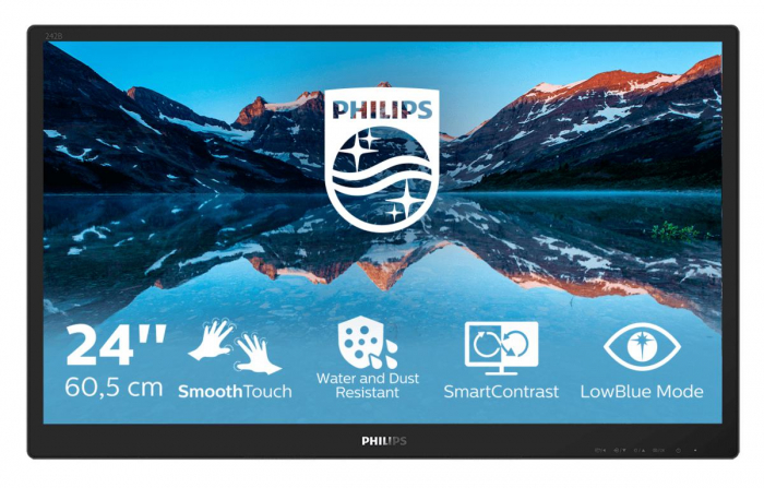 Monitor 23.8 PHILIPS 242B9TN, multitouch 10 puncte