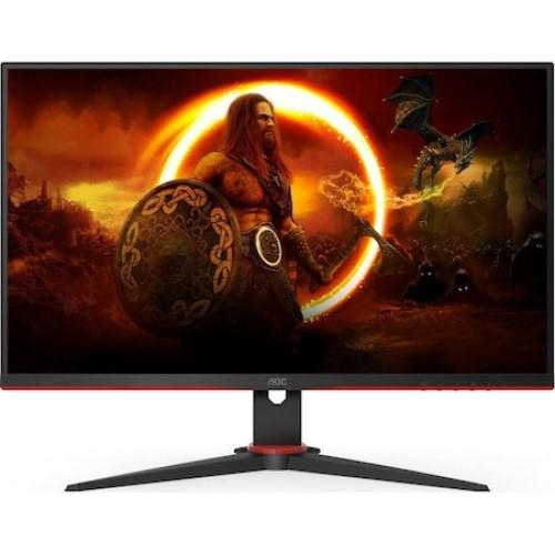 Monitor 27 AOC 27G2SAE BK, Gaming, FHD 1920 1080, 165 Hz, 4 ms, VA, WLED, 16:9, 350 cd mp, 3000:1, 178 178, Antiglare, boxe 2 2W, Headphone out, 2 HDMI, DP, cabluri HDMI DP incluse, frameless, VESA