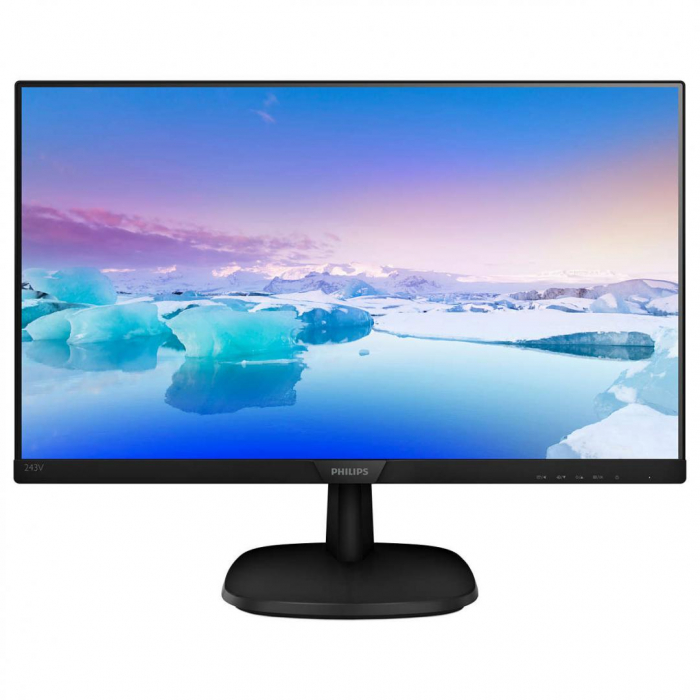 Monitor LED IPS Philips 27 , Full HD, 75Hz, 4ms, VGA, DVI-D, HDMI, Negru, 273V7QDAB