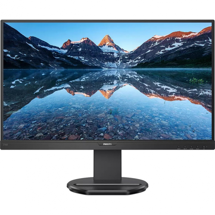 Monitor 27 PHILIPS 276B9, WLED, IPS, Anti-Glare, 3H, Haze 25%, 16:9, QHD 2560 1440, 75 Hz, 4 ms, 350 cd mp, 1000:1, 178 178, Flicker-free, LowBlue Mode, EasyRead, DP, HDMI, USB-C, 4 USB, Audio out,