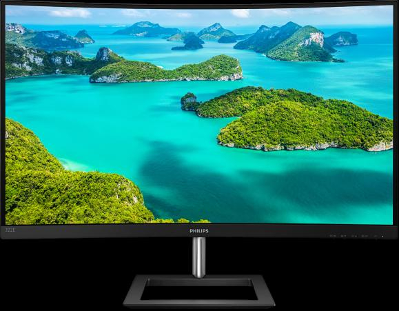 Monitor 31.5 PHILIPS 322E1C, curbat 1800R, FHD 1920 1080, 75 Hz, VA, WLED, 250 cd mp, 16:9, 3000:1,