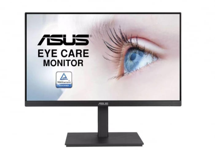 Monitor Eye Care ASUS VA24EQSB, 23.8 , Full HD, IPS, Rama ingusta, 75Hz, Adaptive-Sync, Low Blue Light, Flicker Free, Design ergonomic, Montare pe perete