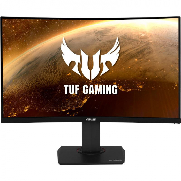 Monitor Gaming Curbat LED VA Asus TUF 31.5 WQHD, 165Hz, 1ms, DsiplayHDR 400, HDR10, 1800R, Adaptive-sync, Freesync, Premium, HDMI, Display Port, VG32VQR