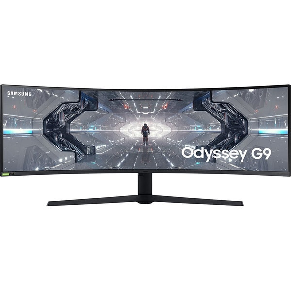 Monitor Gaming Curbat LED VA SAMSUNG LC49G95TSSPXEN, 49 , Dual QHD, 240Hz, G-Sync, AMD FreeSync Premium Pro, Negru-Alb