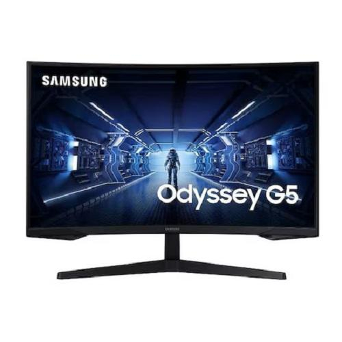 Monitor gaming curbat LED VA Samsung Odyssey G5-G55T 27 , WQHD, Display Port, 144Hz, FreeSync Premium, Negru