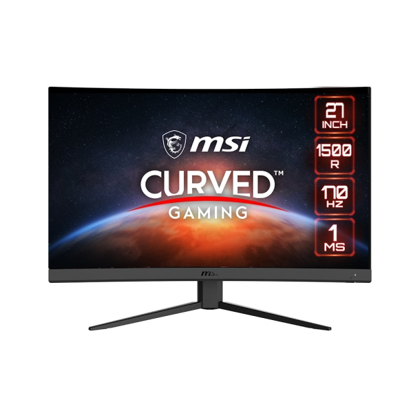 Monitor gaming, MSI, G27CQ4 E2, 27 , VA, WQHD, Curbat (1500R), 1 ms, 170 Hz, AMD Freesync Premium, Negru