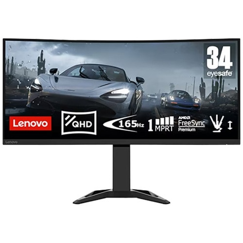 Monitor Gamnig curbat Lenovo G34w-30, 34 , 3440x1440, UHD, 165Hz, Black