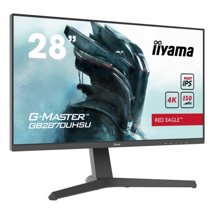 Monitor iiyama G-Master GB2870UHSU-B1 Red Eagle 28 IPS 4K, 150Hz, 1ms, HDR, HDMI, DisplayPort, FreeSync Premium, Black Tuner