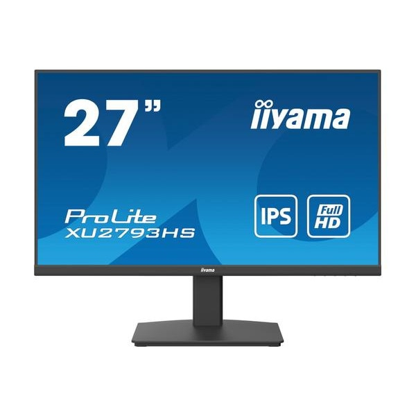 Monitor IPS LED iiyama ProLite 27 XU2793HS-B5, Full HD 1920 x 1080, HDMI, DisplayPort, AMD FreeSync, Boxe Negru