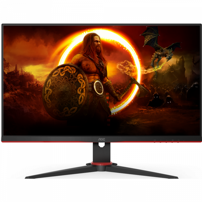 Monitor LED AOC 24G2ZE BK, 23.8inch, FHD IPS, 0.5ms, 240Hz, negru