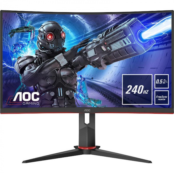 Monitor LED C27G2ZE BK, 27inch, FHD VA, 0.55ms, 240Hz, negru