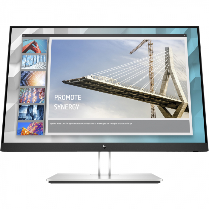 Monitor LED HP E24i G4, 24 ,WUXGA, IPS, 60Hz, VGA, USB Type-B, DisplayPort, HDMI, 4 x USB-A, 1000:1, 5ms
