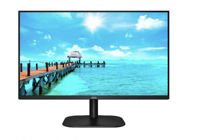 Monitor LED IPS AOC 27 , Full HD, HDMI, Negru, 27B2H