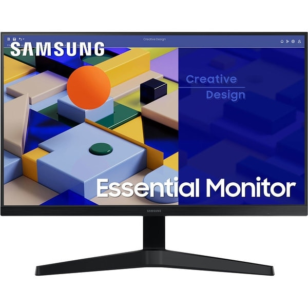 Monitor LED IPS SAMSUNG Essential S31C LS24C310EAUXEN, 24 , FHD, 75Hz, FreeSync, Negru