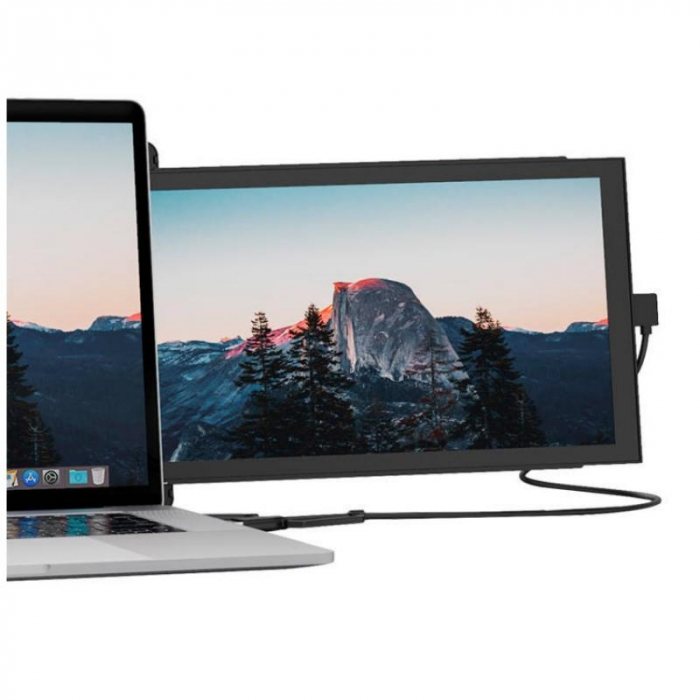 Monitor LED portabil Duex Lite Mobile Pixels de 12.5 inch pentru laptop, 1080p full HD, excelent pentru birou, calatorii si acasa, Sky Blue