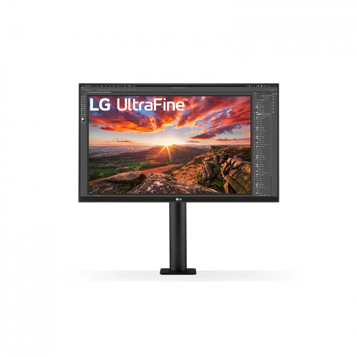 Monitor, LG, UltraFine 27UN880P-B, 27 , IPS, 4K, 3840x2160, HDR, HDMI, DP, USB-C, Difuzor, Negru