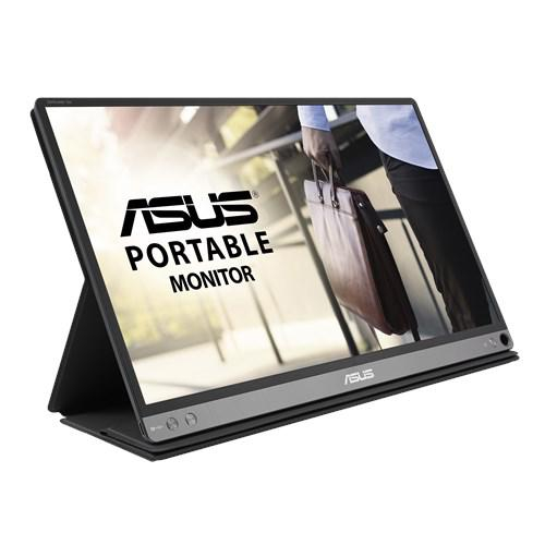 Monitor portabil USB ASUS ZenScreen 15,6 , FHD, baterie incorporata, solutie Hybrid Signal, USB Type-C, Flicker Free, MB16AP