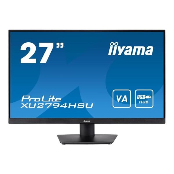 Monitor VA LED iiyama 27 XU2794HSU-B1, Full HD 1920 x 1080, HDMI, DisplayPort, Boxe Negru