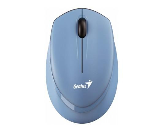 Mouse Genius NX-7009 Wireless, PC sau NB, 2.4GHz, optic, 1200 dpi, senzor Blue-Eye, albastru,