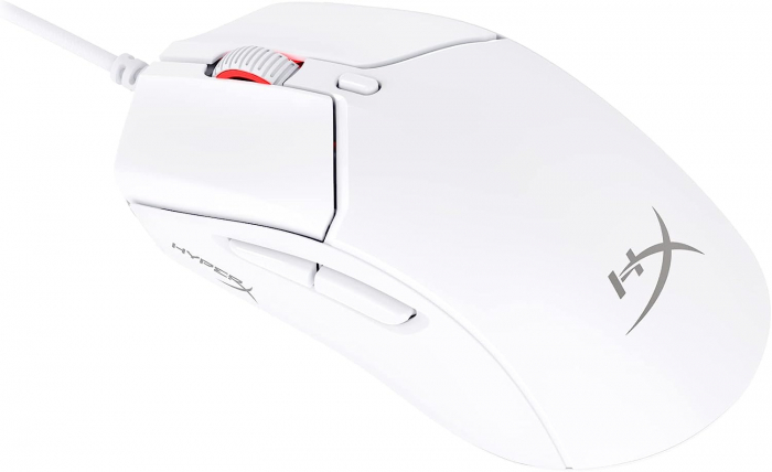 Mouse HP cu fir, HYPERX Pulsefire Haste, Pixart 3327 sensor, DPI pana la 26.000, greutate 254g, White