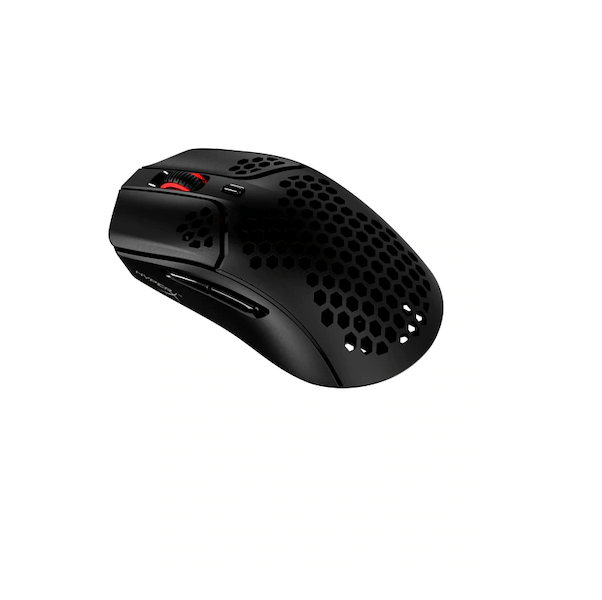 Mouse HP cu fir, HYPERX Pulsefire Haste, Pixart 3327 sensor, DPI pana la 6.200, RGB Gaming Mouse, greutate 123g, Wireless, Black PlataCard