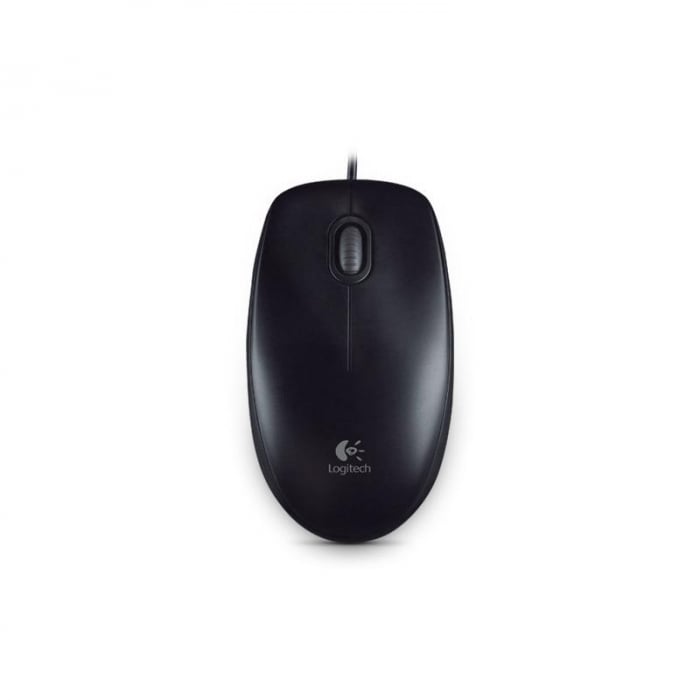Mouse Logitech B100, Usb, Black, 910-003357