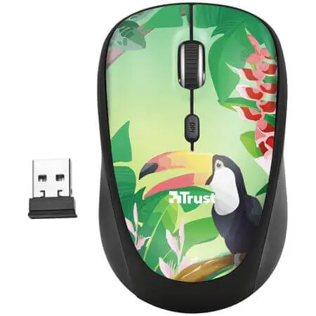 Mouse Wireless Trust TR-23389, Negru