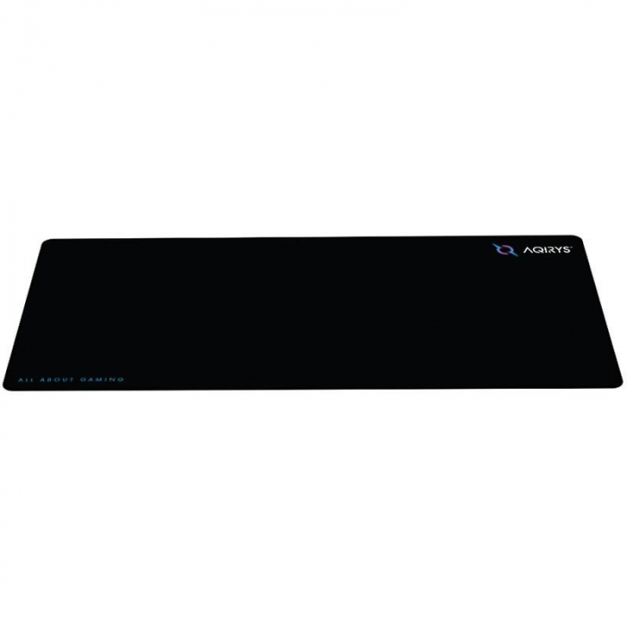 Mousepad AQIRYS Singularity XL, fabricat din material din microfibra, dimensiuni 900 x 400 x 3 mm, negru