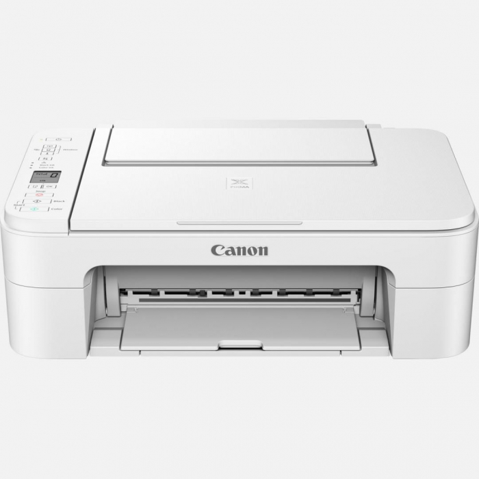 Multifunctional inkjet color Canon Pixma TS3351 WHITE, dimensiune A4 (Printare, Copiere, Scanare), viteza 7.7ipm alb-negru, 4ipm color, rezolutie...